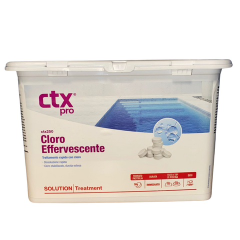 CTX250 CLORO PASTIGLIE EFFERVESCENTE 1kg