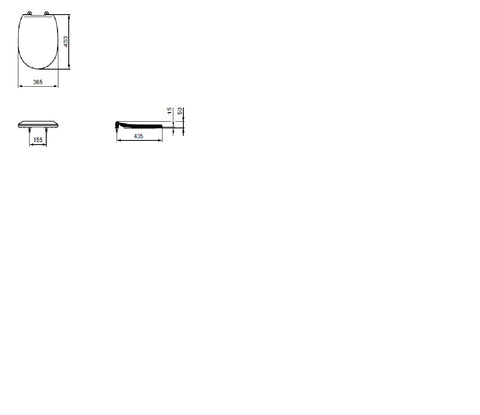 Ideal Standard - Sedile Connect E712701