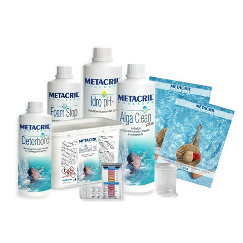 METACRIL - Kit Brom Spa - manutenzione e pulizia con bromo | Prodotto piscine, spa