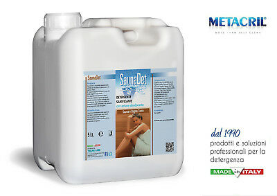 METACRIL - SaunaDet - detergente e igienizzante 5 Lt | Prodotto sauna