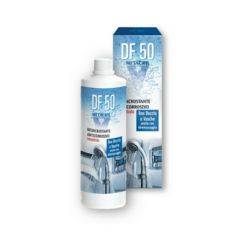 METACRIL - DF50 - Disincrostante anticorrosivo concentrato 500 ml | Prodotto sanitari, box doccia, vasche idromassaggio