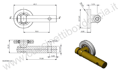 Cuscinetto M4T - 23x4x49,5