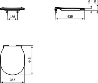 Ideal Standatd - Sedile Connect Air E0366-0