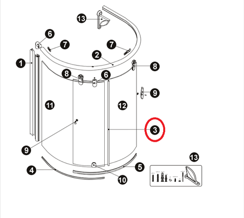 NOVELLINI - Guarnizione R52JOL-TR |  | Ricambio sopravasca