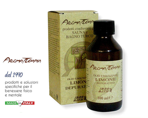 Olio essenziale di Limone - Depurativo 100 ml | Prodotto Sauna / Bagno Turco