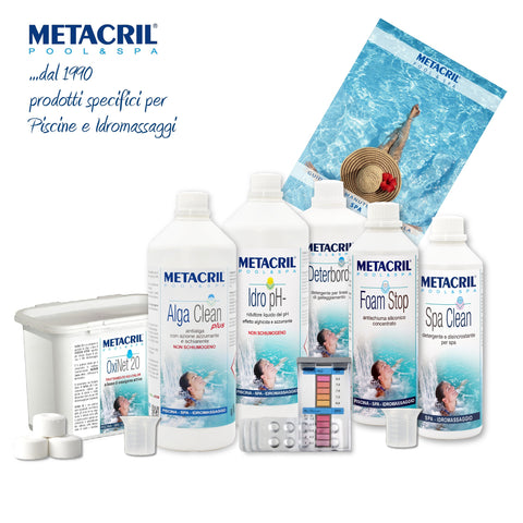 METACRIL - Kit Oxi Spa - manutenzione e pulizia con ossigeno | Prodotto piscine. spa