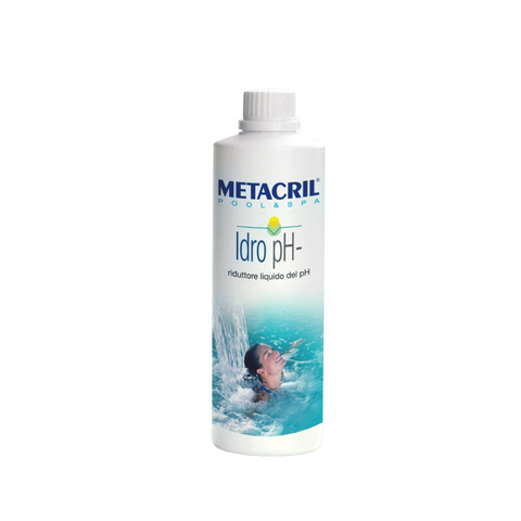 METACRIL - Idro pH- riduttore del pH dell'acqua 1 lt - non schiumogeno | Prodotto piscine. spa