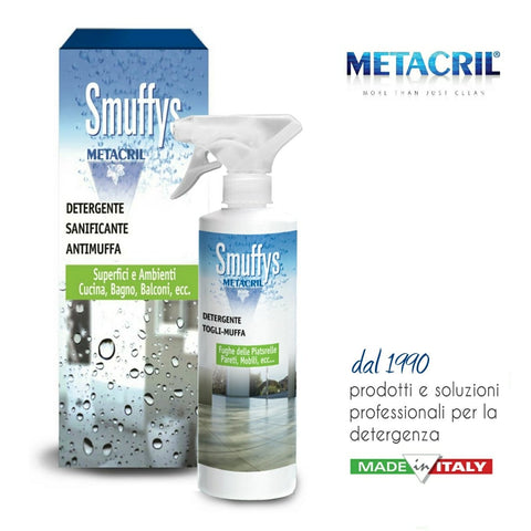 METACRIL - Smuffys - igienizzante ad azione antimuffa 500 ml | Prodotto pulizia